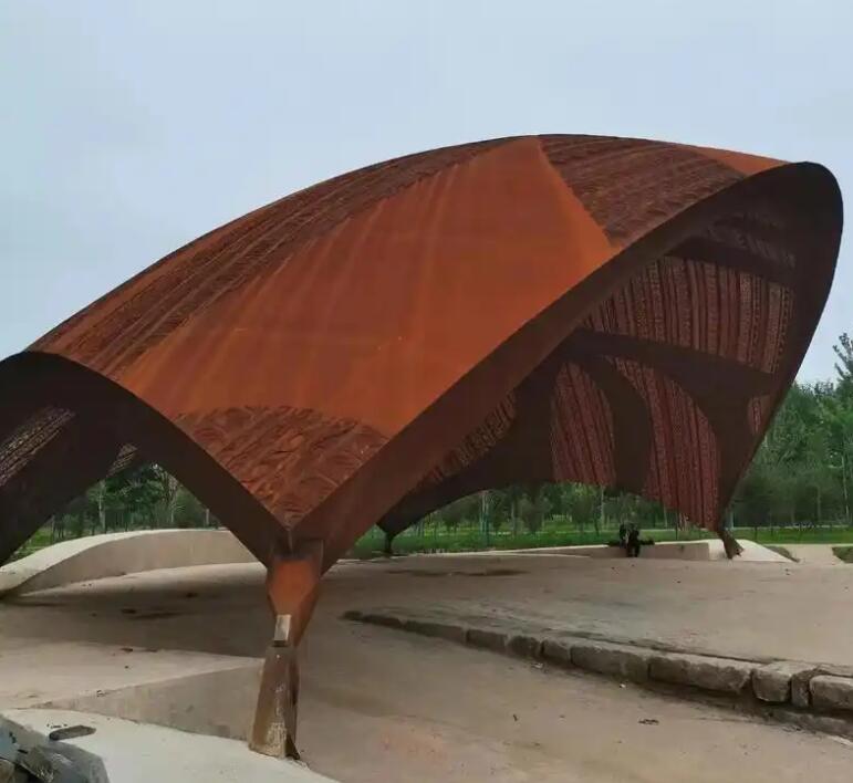 临海耐候钢板精神堡垒