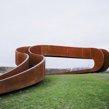 临海耐候钢廊架